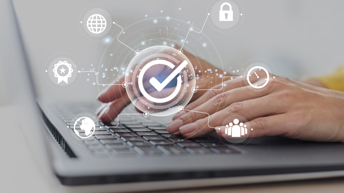 conceito-de-colagem-de-controle-de-qualidade-padrao